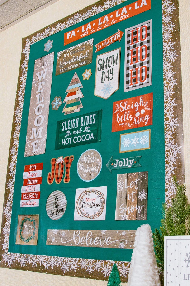 Teacher Created Resources Home Sweet Classroom Winter Straight Border Trim (TCR8723) - Image 2